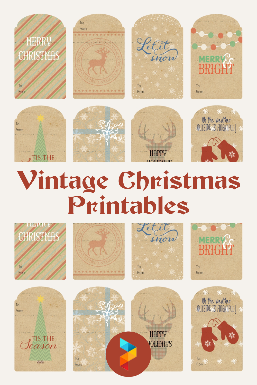Vintage Christmas Printables