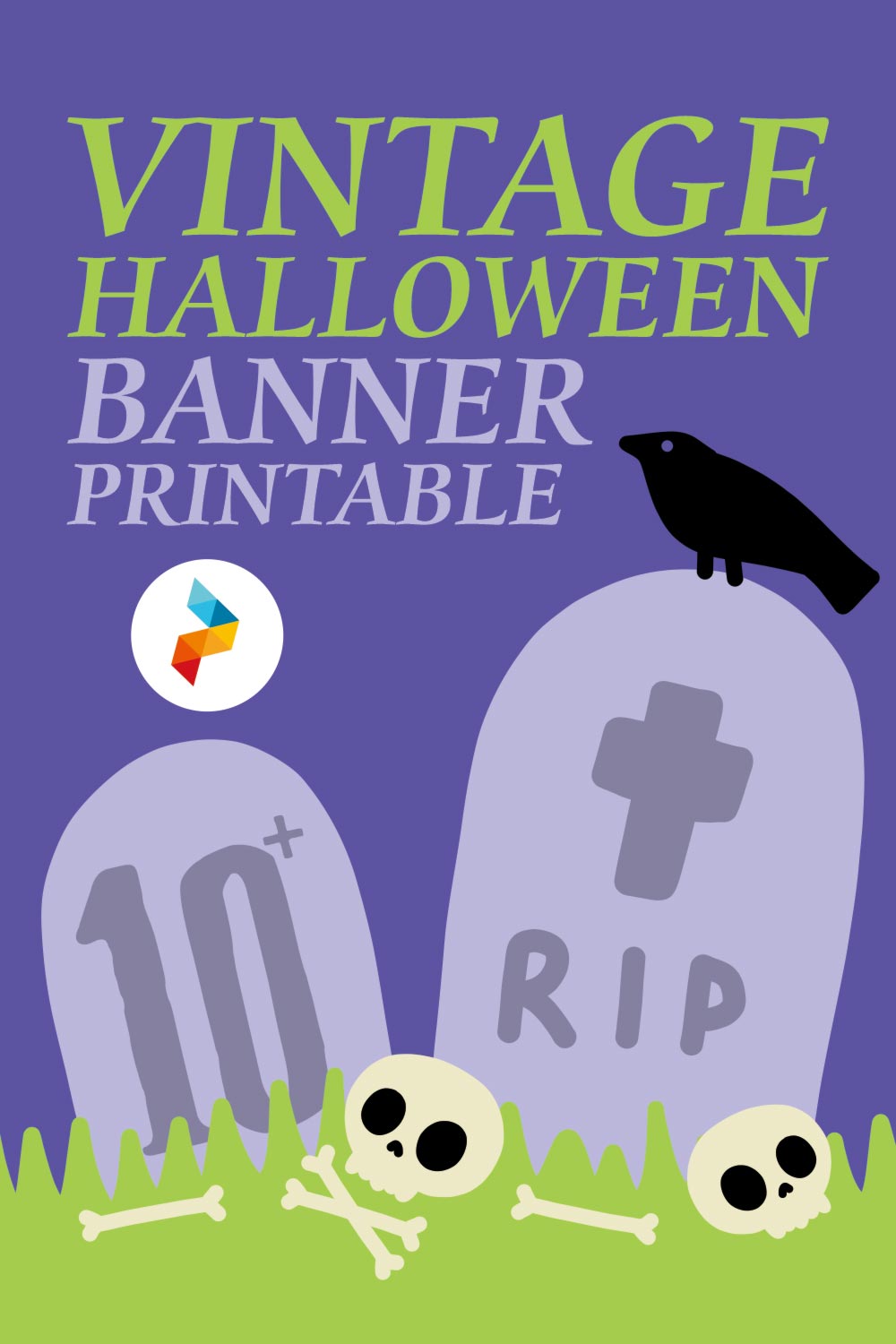 Vintage Halloween Banner Printable