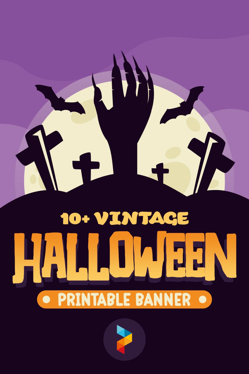 Vintage Halloween Printable Banner