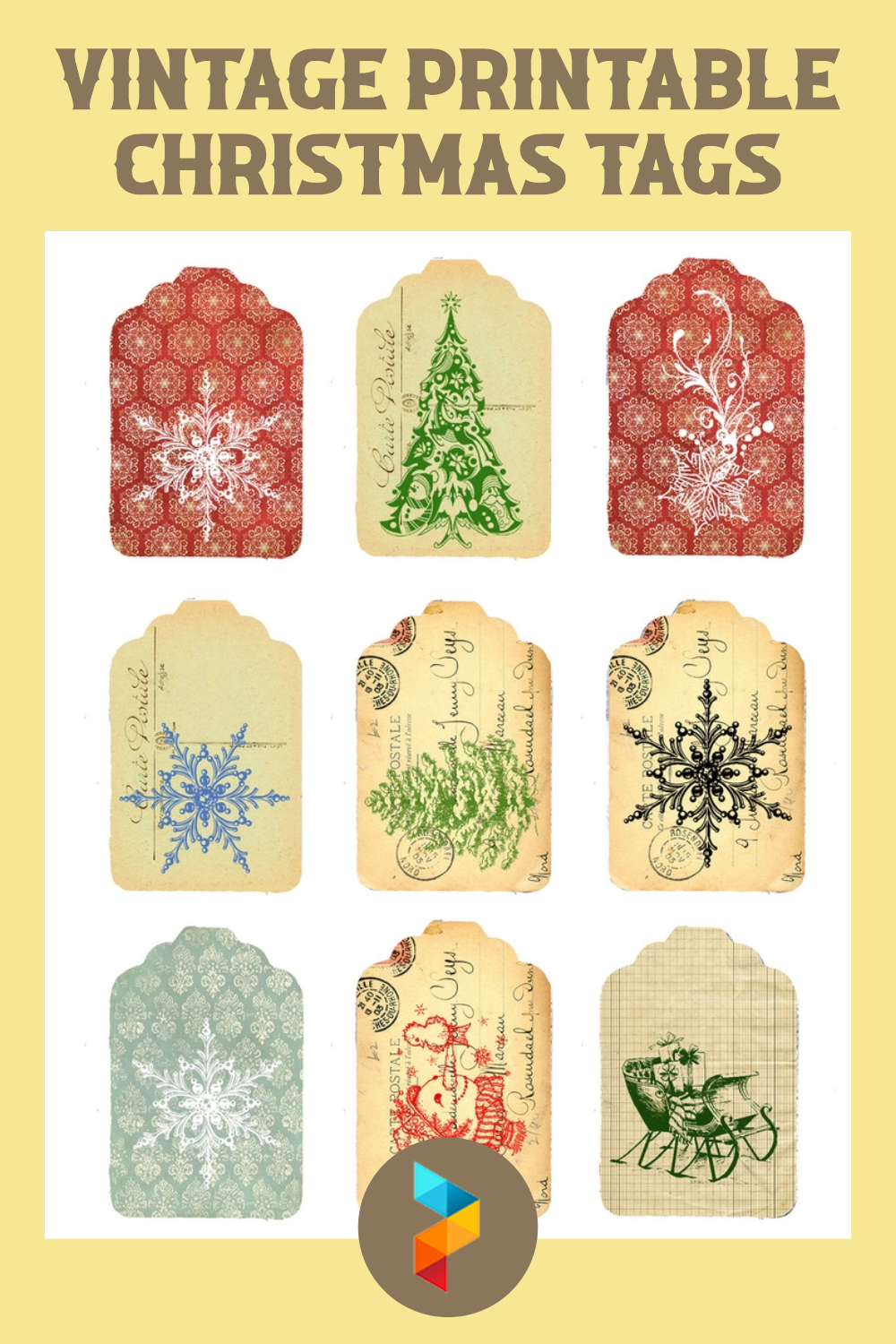 Vintage Christmas Tags