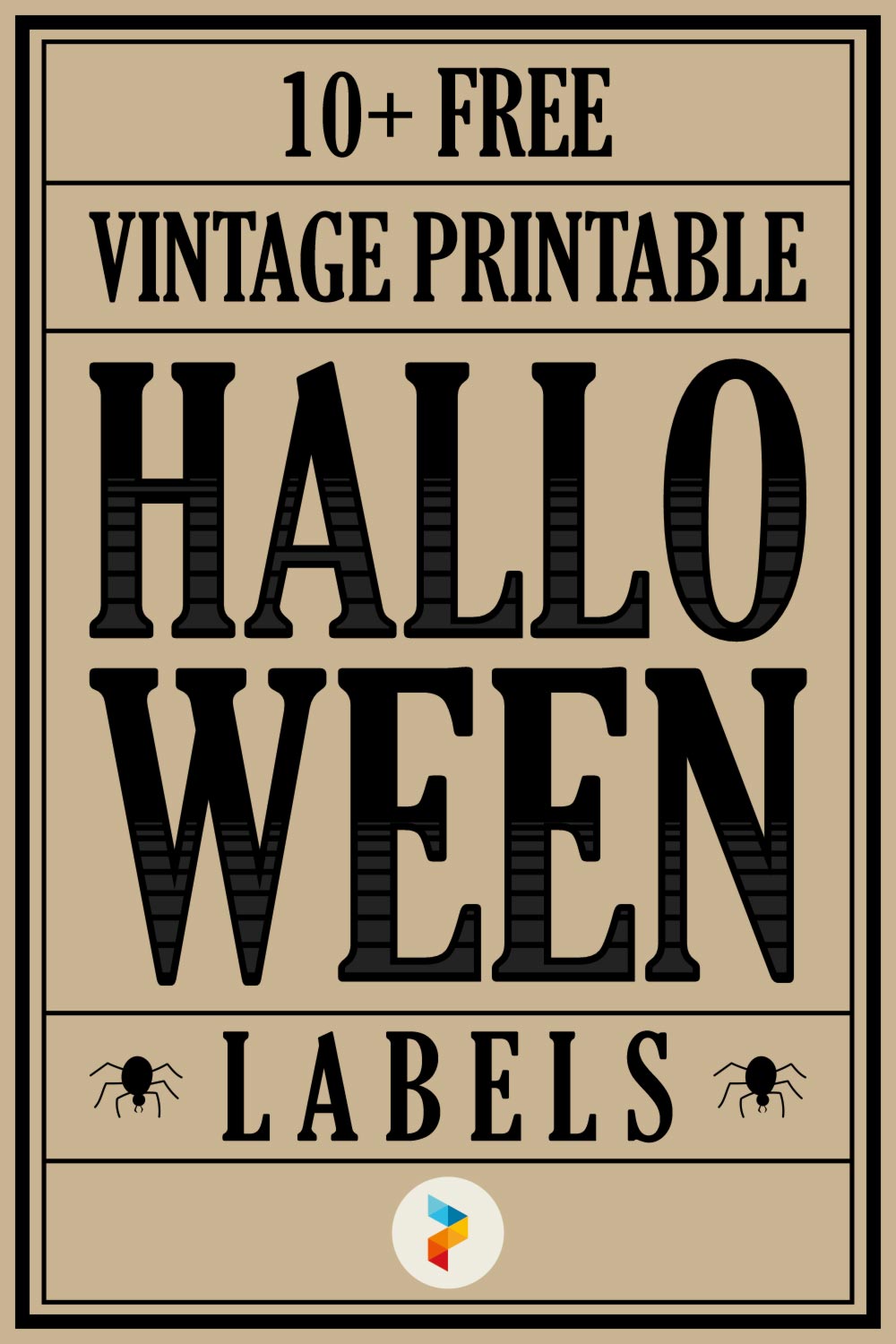 Vintage Printable Halloween Labels