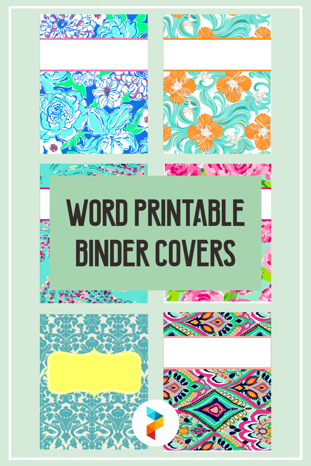 Word Binder Covers